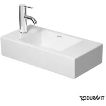   Duravit Vero Air Balos kézmosó WonderGliss bevonattal 50x25 cm, bútorral aláépíthető, alpin fehér 07245000091
