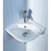   Duravit Starck 3 WonderGliss sarok kézmosó 31x31 cm, fehér 07524400001