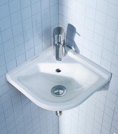 Duravit Starck 3 WonderGliss sarok kézmosó 31x31 cm, fehér 07524400001