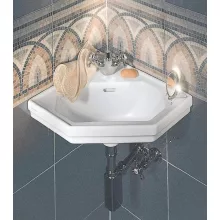   Duravit 1930 Series sarok kézmosó 42,5x42,5 cm, WonderGliss bevonattal 07934200001
