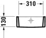 Duravit Starck 2 monoblokk WC tartály oldalsó bekötéssel 09330005