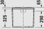Duravit No.1 DuraStyle Basic öblítőtartály, fehér 0941000005