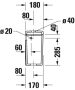 Duravit D-Neo oldalsó csatlakozású monoblokk tartály WonderGliss bevonattal 09440000051