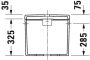 Duravit D-Neo monoblokk WC tartály, oldalsó vízbekötés 0944000005
