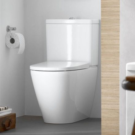 Duravit D-Neo Rimless monoblokk WC-csésze, rögzítőkészlettel, fehér 2002090000