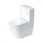 Duravit D-Neo Rimless monoblokk WC-csésze, rögzítőkészlettel, fehér 2002090000