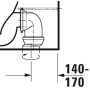 Duravit D-Neo Rimless monoblokk WC-csésze, rögzítőkészlettel, fehér 2002090000