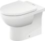 Duravit No.1 DuraStyle Basic Rimless falhoz rögzíthető álló WC, HygieneGlaze, magasfényű fehér 20090920002