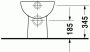Duravit D-Code álló, lapos öblítésű WC csésze 21090900002