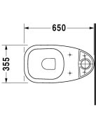 Duravit D-Code hátsós monoblokk WC csésze 211109
