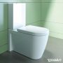 Duravit Starck 2 álló monoblokkos kerámia WC csésze 37x63 WonderGliss bevonat 21450900001