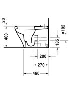 Duravit DuraStyle álló monoblokk WC csésze 2155090000