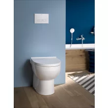   Duravit No.1 mélyöblítésű álló WC csésze 37x48 hátsó kifolyású, magasfényű fehér 21840900002