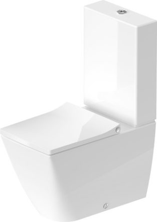 Duravit Viu monoblokkos kerámia WC csésze 35x65 öblítőperem nélküli 2191090000