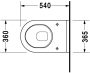 Duravit Starck 3 fali WC csésze 2200090000