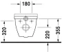 Duravit Starck 3 akadálymentes fali WC csésze 36,5x70 mélyöblítésű 2203090000