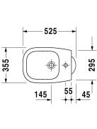 Duravit D-Code álló bidé 22371000002