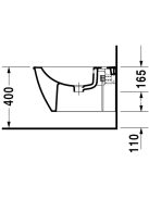 Duravit Darling New fali bidé 2249150000