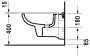 Duravit D-Code fali bidé 22571500002