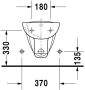 Duravit D-Code fali bidé 22571500002