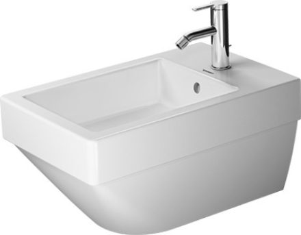 Duravit Vero Air Fali bidé WonderGliss bevonattal 37x57 cm, alpin fehér 22741500001