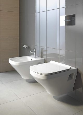 Duravit DuraStyle fali bidé 37x54 cm, WonderGliss bevonattal 22821500001