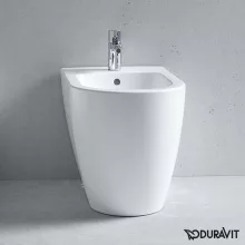   Duravit ME by Starck álló kerámia bidé 60x37 cm, csaplyukkal és túlfolyóval 2289100000