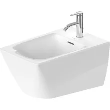   Duravit Viu Falra függesztett kerámia bidé csaplyukkal és túlfolyóval 37x57 cm, fehér alpin 2292150000