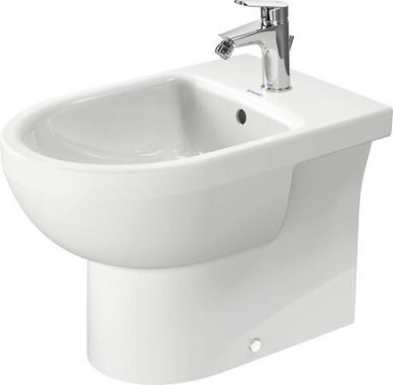 Duravit No.1 DuraStyle Basic falhoz rögzíthető álló bidé 365x570 mm, magasfényű fehér 22961000002