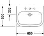 Duravit D-Code mosdó 65x50 231065