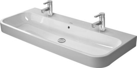 Duravit Happy D.2 aláépíthető mázas mosdó 120x50,5 2318120024