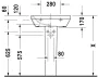 Duravit DuraStyle mosdó 55x44 2319550000