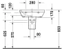 Duravit DuraStyle mosdó 55x44 2319550000