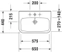 Duravit DuraStyle WonderGliss mosdó 65x44 23196500001
