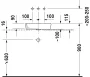 Duravit Starck 2 ráültethető mosdótál 43,5x39,5 cm 2321440000