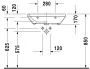Duravit DuraStyle Med mosdó 60x44 2324600000