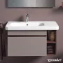 Duravit DuraStyle bútorral aláépíthető aszimmetrikus balos mosdó 80x48 2325800000