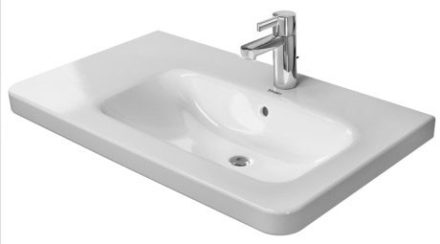 Duravit DuraStyle bútorral aláépíthető aszimmetrikus mosdó jobbos 80x48 2326800000