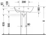 Duravit ME by Starck mosdó 60x46 2335600000