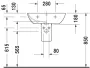 Duravit ME by Starck mosdó 60x46 2335600000