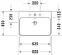 Duravit ME by Starck mosdó 65x49 2335650000