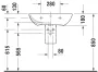 Duravit ME by Starck mosdó 65x49 2335650000