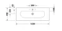 Duravit Viu kerámia mosdó 1230x490 mm, WonderGliss bevonattal, fehér 23441200001
