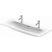   Duravit Viu kerámia mosdó 123x49 cm, két csaplyukkal, fehér 2344120024