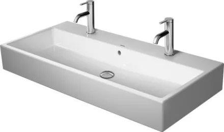 Duravit Vero Air Kerámia mosdó 100x47 cm, 2 csapfurattal, alpin fehér 2350100024