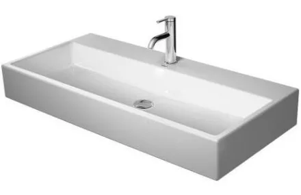 Duravit Vero Air Kerámia mosdó 100x47 cm, túlfolyó nélkül, alpin fehér 2350100041