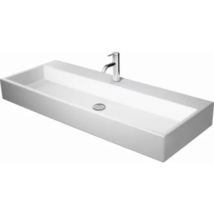 Duravit Vero Air csiszolt kerámia mosdó 120x47 cm, WonderGliss bevonattal, alpin fehér 23501200711