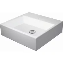   Duravit Vero Air Kerámia mosdó 50x47 cm, csaplyuk és túlfolyó nélkül, bútorral aláépíthető, alpin fehér 2350500070