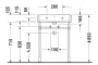 Duravit Vero Air Kerámia mosdó 60x47 cm, túlfolyó nélkül, bútorral aláépíthető, alpin fehér 2350600041