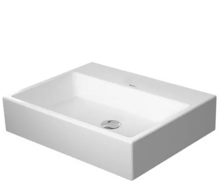 Duravit Vero Air Kerámia Mosdó 60x47 cm, csaplyuk és túlfolyó nélkül, bútorral aláépíthető, alpin fehér 2350600070